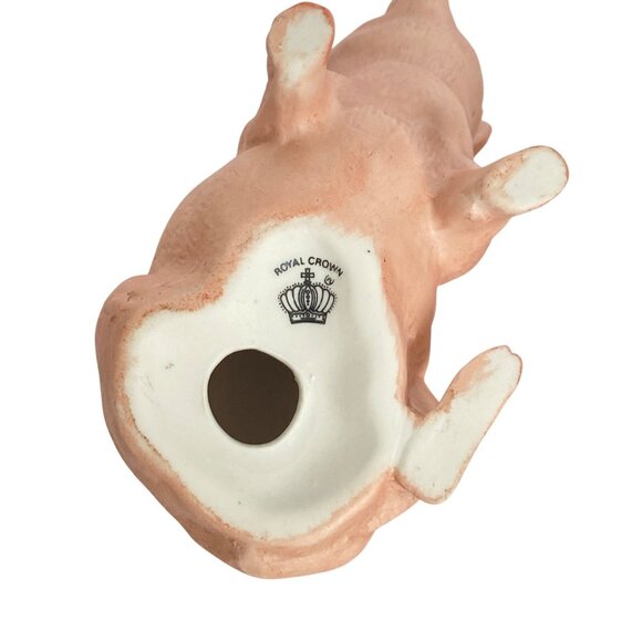 Royal Crown Porcelain Pig Figurines Set Of 2 Collectible Decorative Pieces - Picture 10 of 14